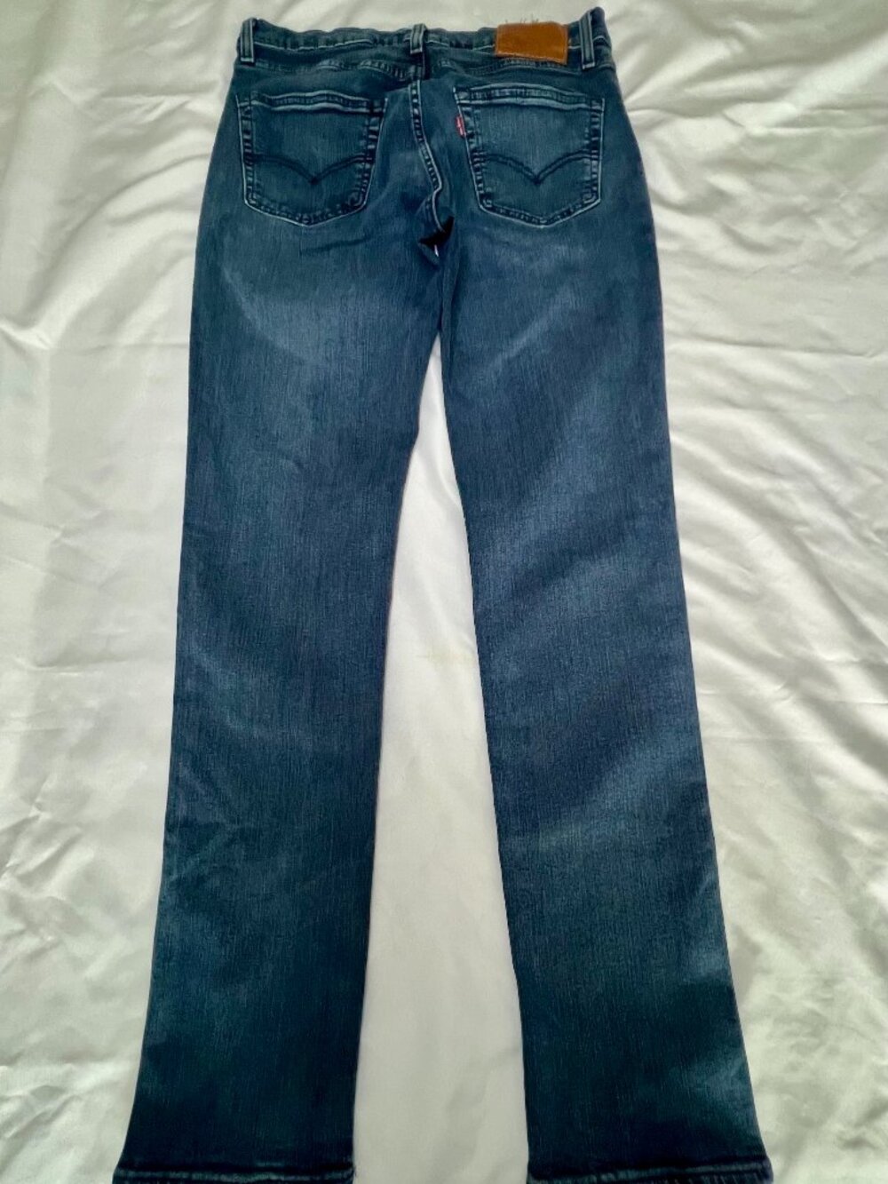 Levi´s Premium 511 Big E Slim Fit Jeans Mens Size 34x34 Medium Wash Blue Denim